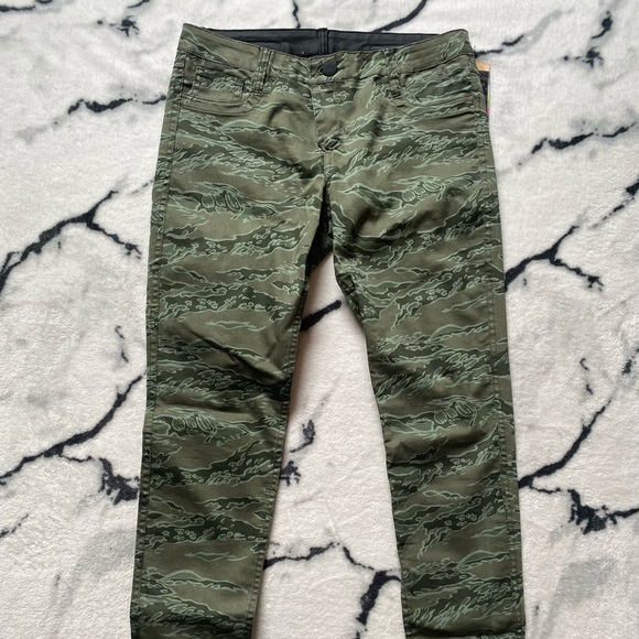 REVERSIBLE Hurley Black/Army Skinny Pants Size 29 - Picture 3 of 10